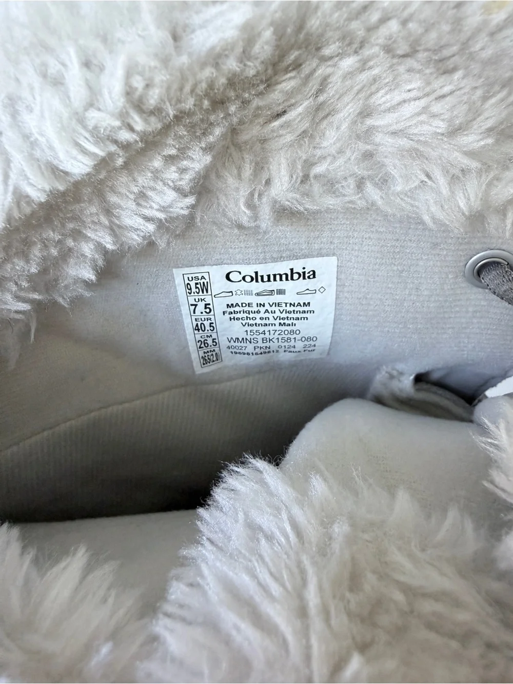 Columbia Women's Faux Fur Winter Boots - Light Gray